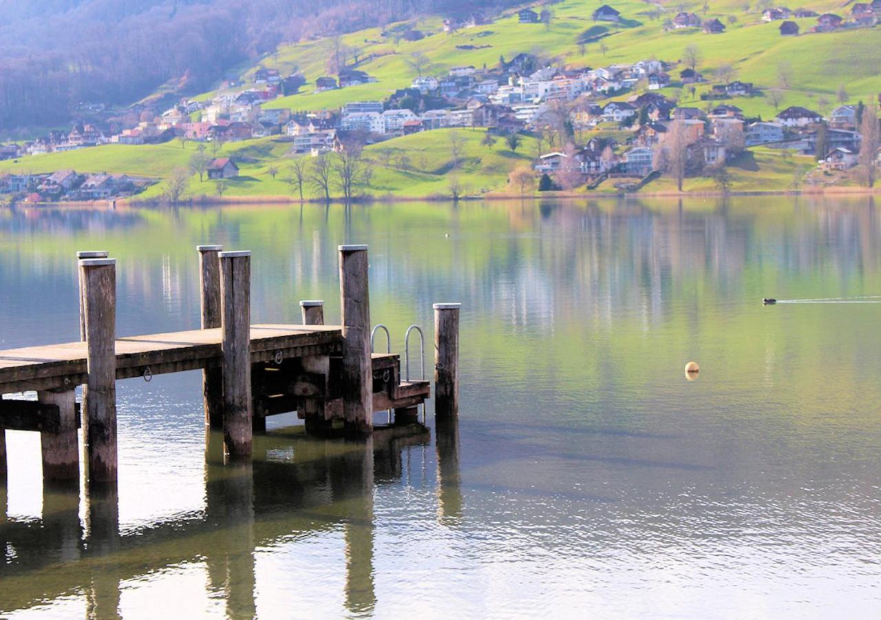 Barlis - Charming Place In A Typical Village House Alpnach Bagian luar foto